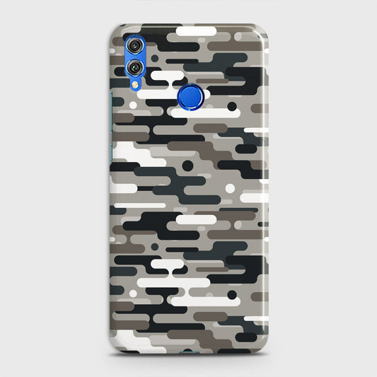 Huawei Honor Play Cover - Camo Series 2 - Black & Olive Design - Matte Finish - Snap On Hard Case with LifeTime Colors Guarantee
