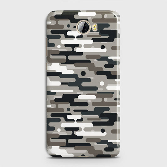 Huawei Y5 II Cover - Camo Series 2 - Black & Olive Design - Matte Finish - Snap On Hard Case with LifeTime Colors Guarantee