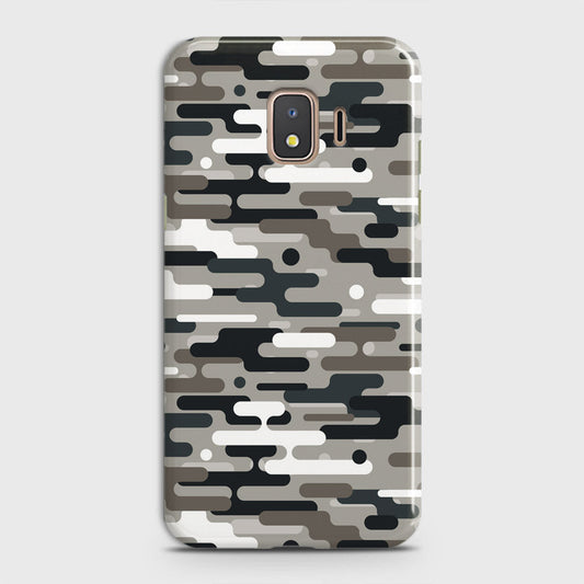Samsung Galaxy J2 Core 2018 Cover - Camo Series 2 - Black & Olive Design - Matte Finish - Snap On Hard Case with LifeTime Colors Guarantee