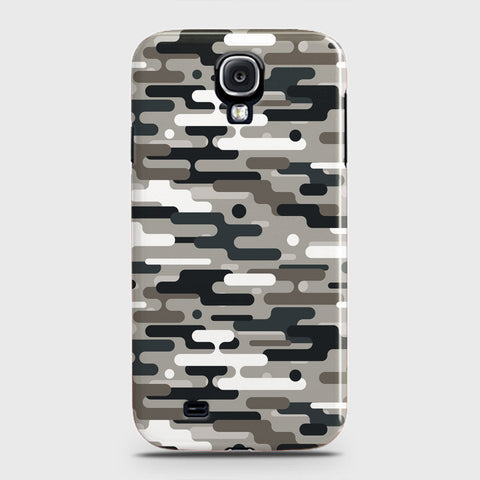 Samsung Galaxy S4 Cover - Camo Series 2 - Black & Olive Design - Matte Finish - Snap On Hard Case with LifeTime Colors Guarantee