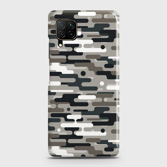 Huawei P40 lite Cover - Camo Series 2 - Black & Olive Design - Matte Finish - Snap On Hard Case with LifeTime Colors Guarantee