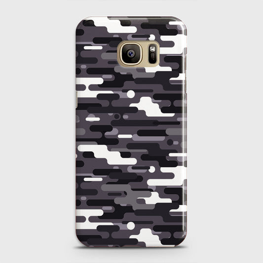 Samsung Galaxy Note 7 Cover - Camo Series 2 - Black & White Design - Matte Finish - Snap On Hard Case with LifeTime Colors Guarantee