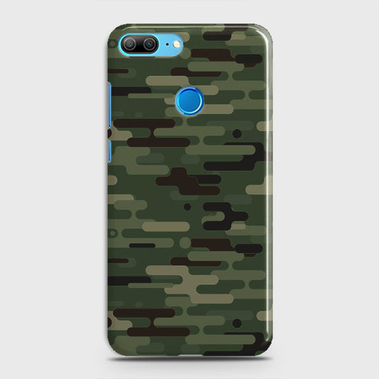 Huawei Honor 10 Cover - Camo Series 2 - Light Green Design - Matte Finish - Snap On Hard Case with LifeTime Colors Guarantee