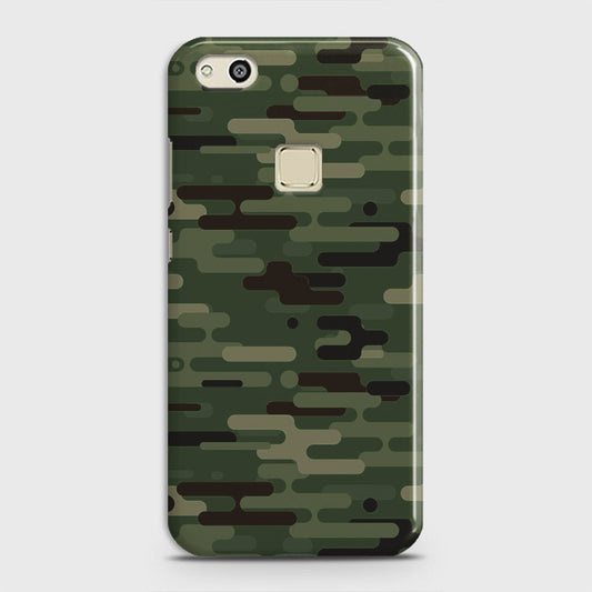 Huawei P10 Lite Cover - Camo Series 2 - Light Green Design - Matte Finish - Snap On Hard Case with LifeTime Colors Guarantee