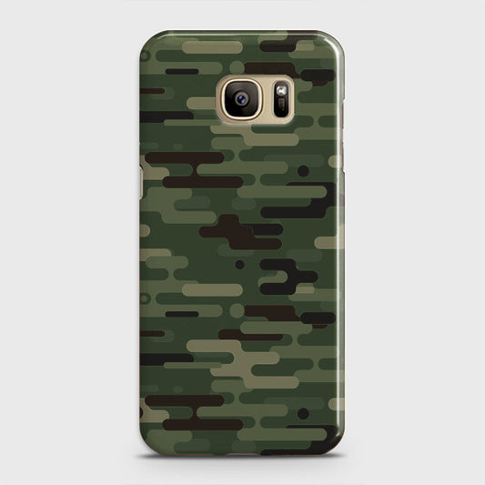 Samsung Galaxy Note 7 Cover - Camo Series 2 - Light Green Design - Matte Finish - Snap On Hard Case with LifeTime Colors Guarantee