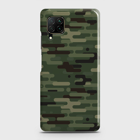 Huawei P40 lite Cover - Camo Series 2 - Light Green Design - Matte Finish - Snap On Hard Case with LifeTime Colors Guarantee
