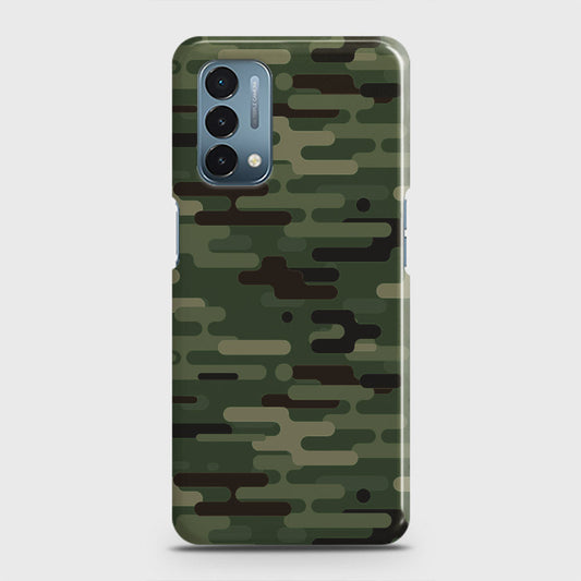 OnePlus Nord N200 5G Cover - Camo Series 2 - Light Green Design - Matte Finish - Snap On Hard Case with LifeTime Colors Guarantee