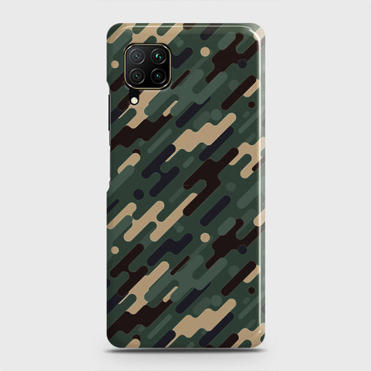 Huawei P40 lite Cover - Camo Series 3 - Light Green Design - Matte Finish - Snap On Hard Case with LifeTime Colors Guarantee