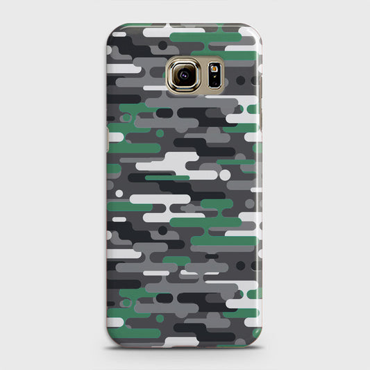 Samsung Galaxy Note 5 Cover - Camo Series 2 - Green & Grey Design - Matte Finish - Snap On Hard Case with LifeTime Colors Guarantee