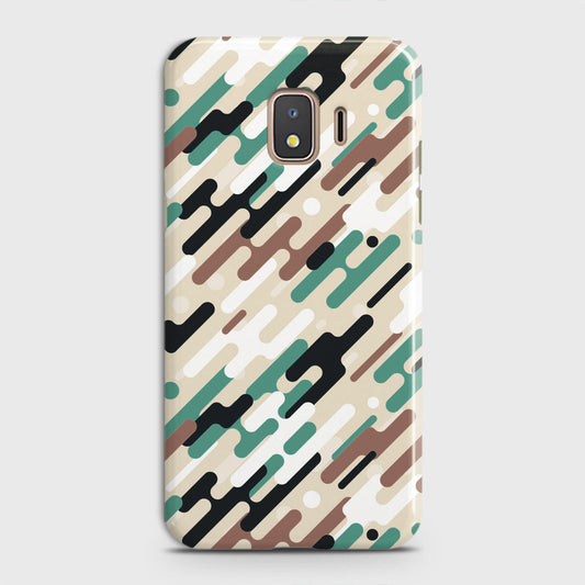 Samsung Galaxy J2 Core 2018 Cover - Camo Series 3 - Black & Brown Design - Matte Finish - Snap On Hard Case with LifeTime Colors Guarantee