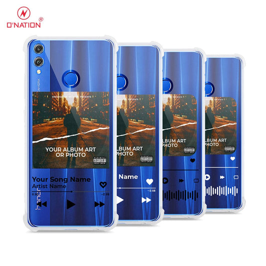 Huawei Honor 8X Cover - Personalised Album Art Series - 4 Designs - Clear Phone Case - Soft Silicon Borders