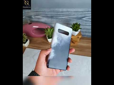 Xiaomi Mi 8 Lite Cover - Black Ocean Marble Trendy Printed Hard Case with Life Time Colors Guarantee