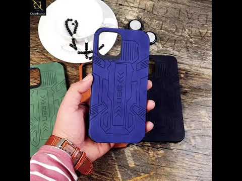 Oppo A72 Cover - Blue - Soft Synthetic Leather TPU 3D Camera Case