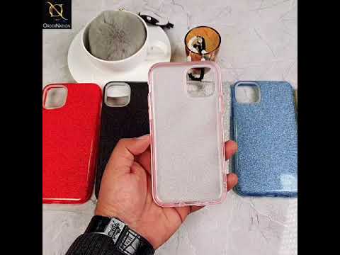Nokia 6 Cover - Blue - Sparkel Glitter Bling Hybrid Soft Protective Case