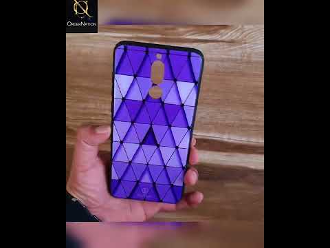Huawei Honor 9 Lite Cover - Onation Pyramid Series - HQ Ultra Shine Premium Infinity Glass Soft Silicon Borders Case