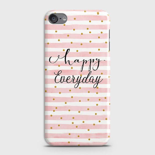 iPod Touch 7 Cover - Trendy Happy Everyday Printed Hard Case with Life Time Colors Guarantee