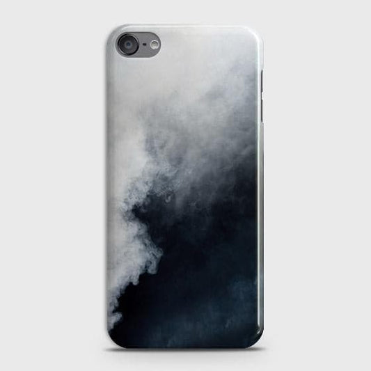 iPod Touch 7 Cover - Matte Finish - Trendy Misty White and Black Marble Printed Hard Case with Life Time Colors Guarantee