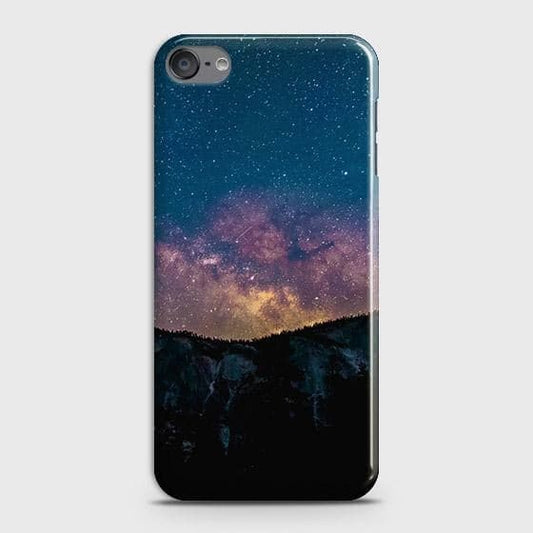 iPod Touch 7 Cover - Matte Finish - Embrace Dark Galaxy  Trendy Printed Hard Case with Life Time Colors Guarantee