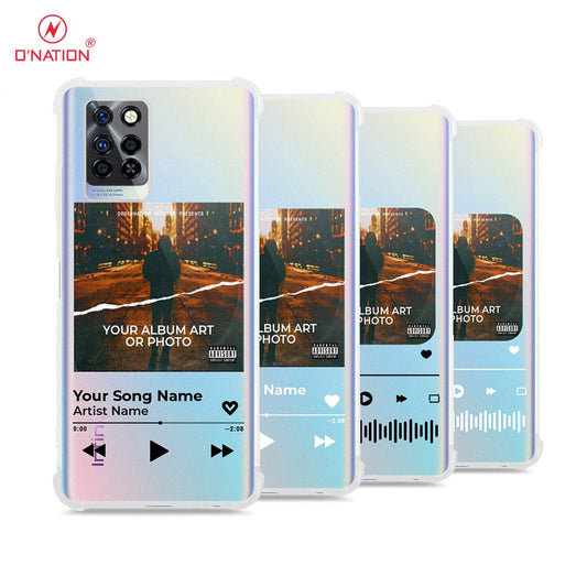 Infinix Note 10 Pro Cover - Personalised Album Art Series - 4 Designs - Clear Phone Case - Soft Silicon Borders