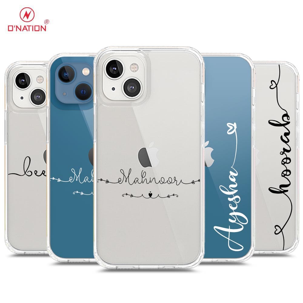iPhone 13 Mini Cover Personalised Name Series Designs
