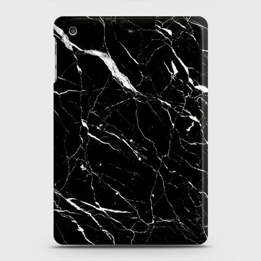iPad Mini 3 / 2 / 1 Cover - Trendy Black Marble Printed Hard Case with Life Time Colors Guarantee