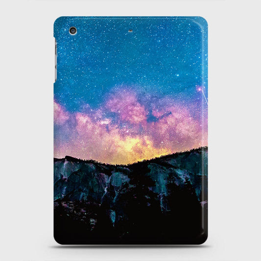 iPad Mini 3 / 2 / 1 Cover - Embrace Dark Galaxy  Trendy Printed Hard Case with Life Time Colors Guarantee