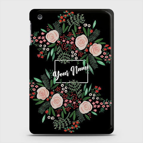 iPad Mini 3 / 2 / 1  Cover - Floral Series - Matte Finish - Snap On Hard Case with LifeTime Colors Guarantee