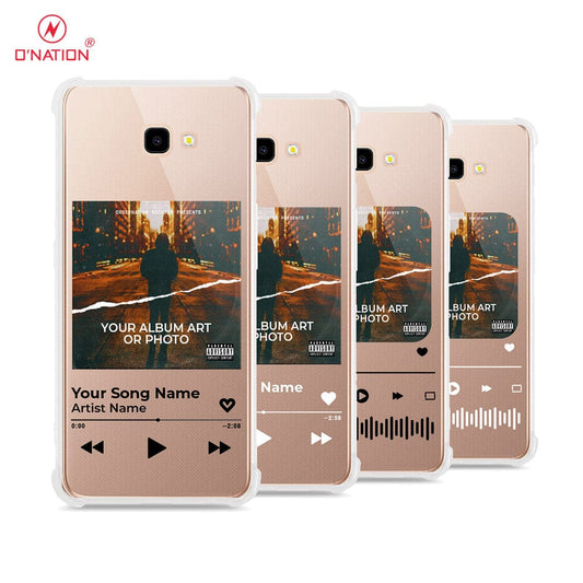 Samsung Galaxy J4 Plus Cover - Personalised Album Art Series - 4 Designs - Clear Phone Case - Soft Silicon Borders