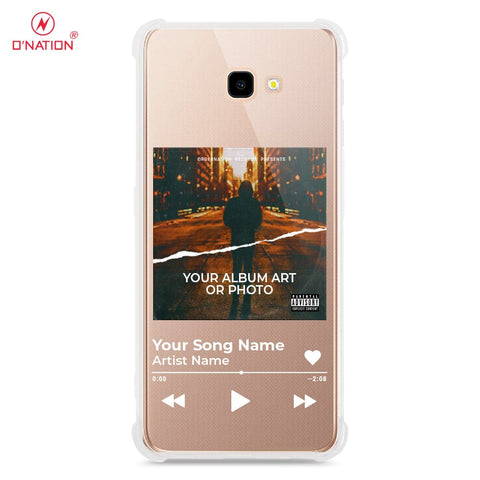 Samsung Galaxy J4 Plus Cover - Personalised Album Art Series - 4 Designs - Clear Phone Case - Soft Silicon Borders