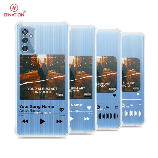 Samsung Galaxy M52 5G Cover - Personalised Album Art Series - 4 Designs - Clear Phone Case - Soft Silicon Borders