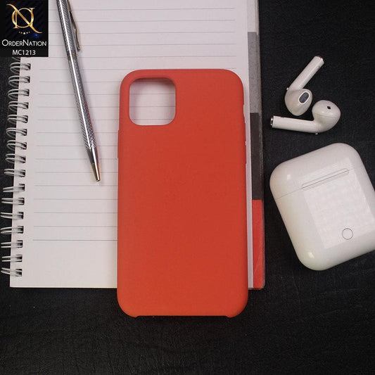 iPhone 11 - Orange - D2 - Soft Shockproof Sillica Gel Case
