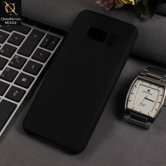 Samsung Galaxy S8 - Black - Soft Shockproof Sillica Gel Case