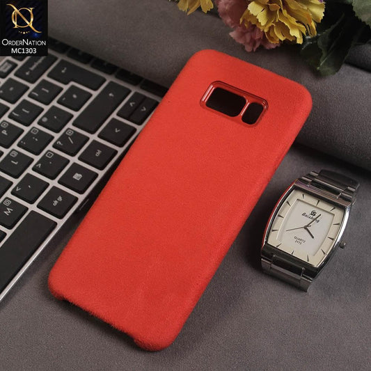 Samsung Galaxy S8 Plus Cover - Red - Texture Surface PC Protective Case