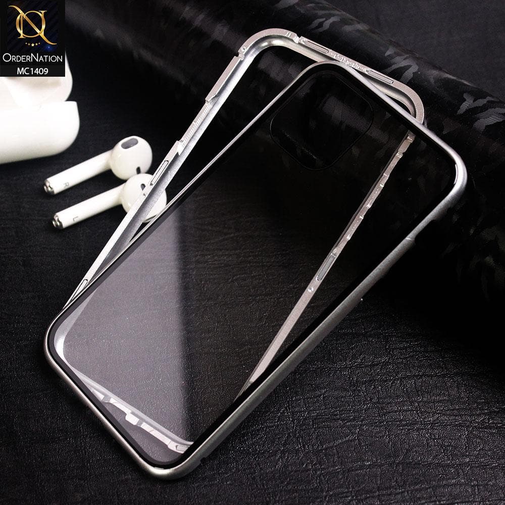 Luxury HQ Magnetic Back Glass Case For iPhone 11 Pro No Glass On