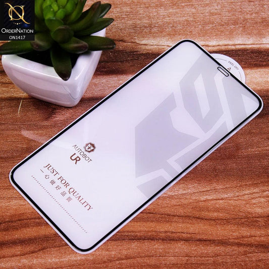 iPhone 11 Cover - Black - Autobot Full Covered Tempered Glass Branded