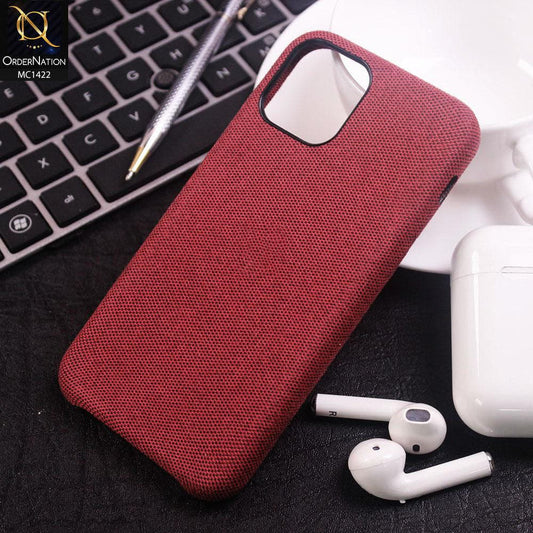 iPhone 11 Cover - Red - Jeans Texture PC Case