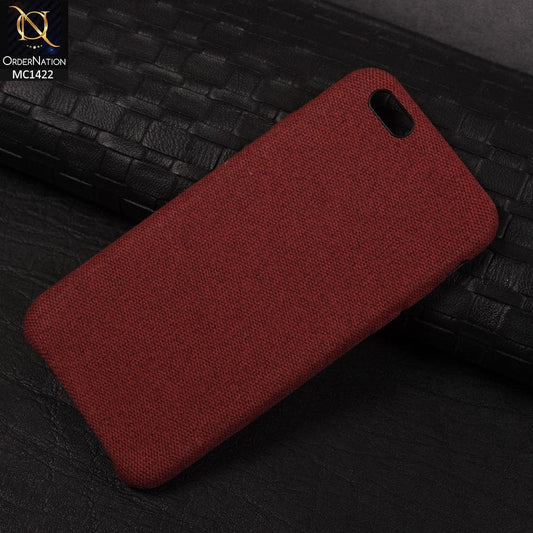 iPhone 6s Plus / 6 Plus Cover - Red - Jeans Texture PC Case