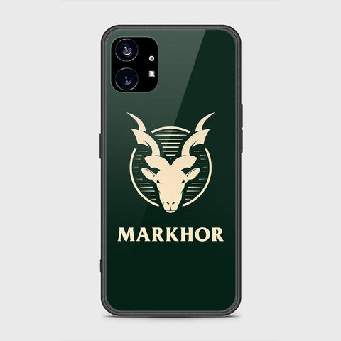 Nothing Phone 1 Cover- Markhor Series - HQ Premium Shine Durable Shatterproof Case - Soft Silicon Borders