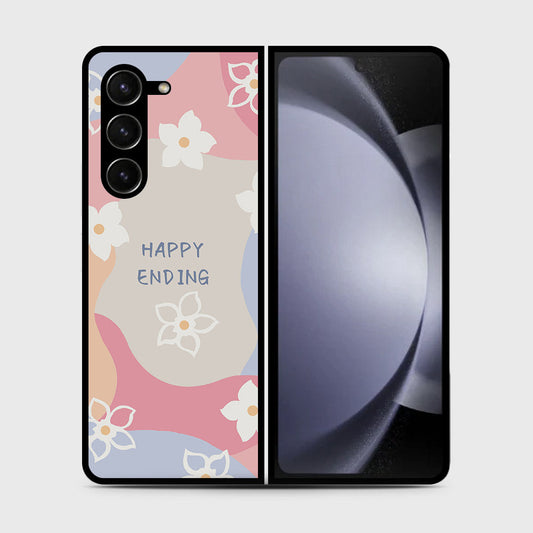 Samsung Galaxy Z Fold 5 5G  Cover- Happy Series - HQ Premium Shine Durable Shatterproof Case