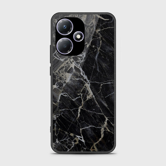 Infinix Hot 30 Play  Cover- Black Marble Series - HQ Premium Shine Durable Shatterproof Case (Fast Delivery)