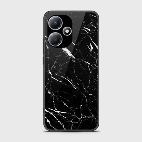 Infinix Hot 30 Play  Cover- Black Marble Series - HQ Premium Shine Durable Shatterproof Case