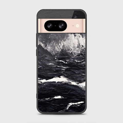 Google Pixel 8  Cover- Black Marble Series - HQ Premium Shine Durable Shatterproof Case