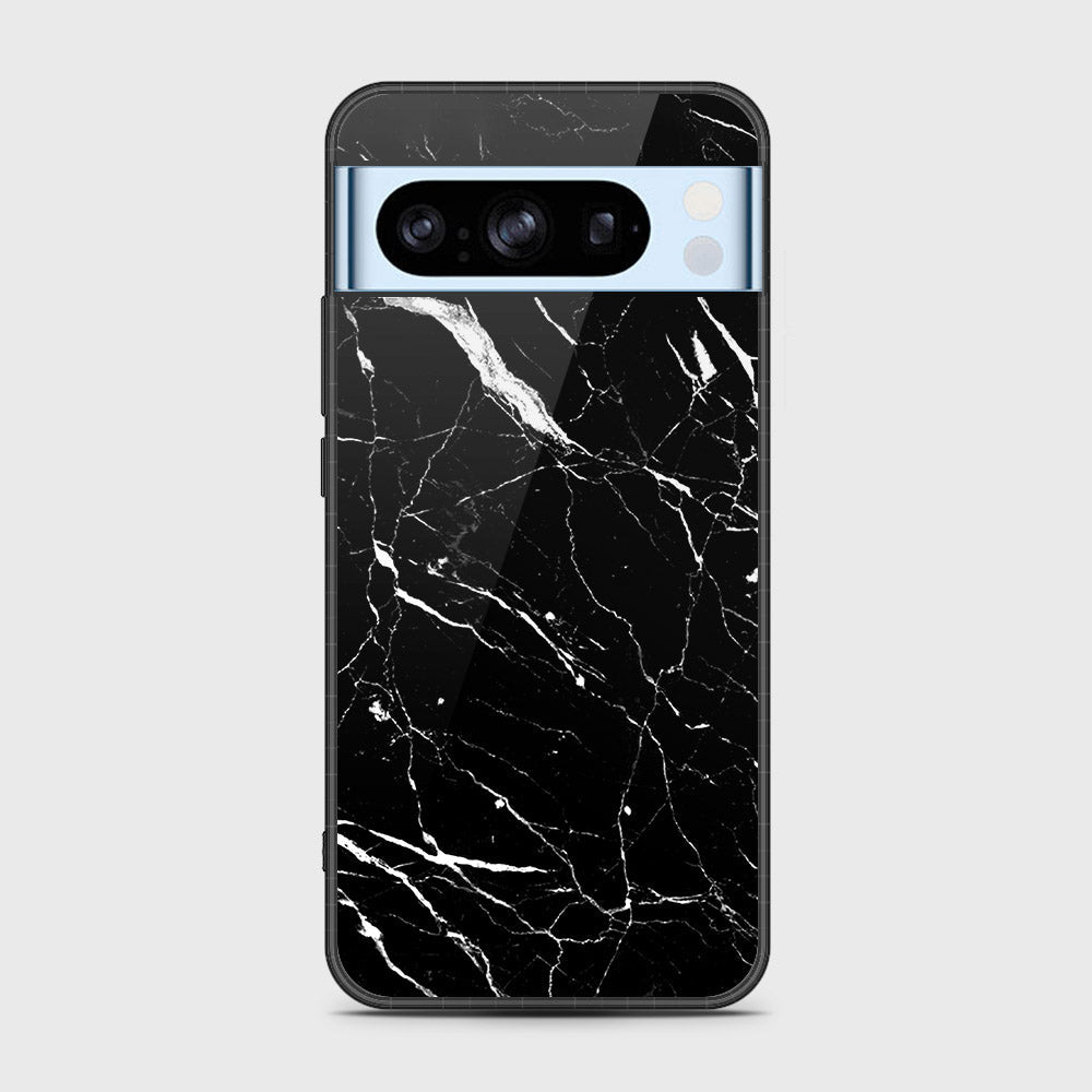 Google Pixel 8 Pro Cover- Black Marble Series - HQ Premium Shine Durable Shatterproof Case
