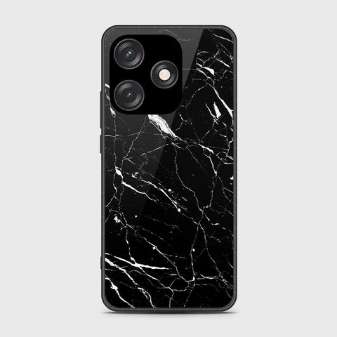 Tecno Spark 10 Cover - Black Marble Series - HQ Premium Shine Durable Shatterproof Case