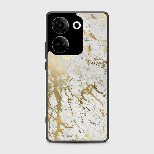 Tecno Camon 20 Pro  Cover- White Marble Series - HQ Premium Shine Durable Shatterproof Case (Fast Delivery)