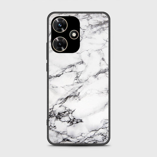 Infinix Hot 30i Cover - White Marble Series - HQ Premium Shine Durable Shatterproof Case
