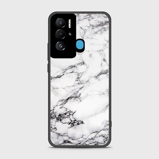 Tecno Pova Neo Cover- White Marble Series - HQ Ultra Shine Premium Infinity Glass Soft Silicon Borders Case