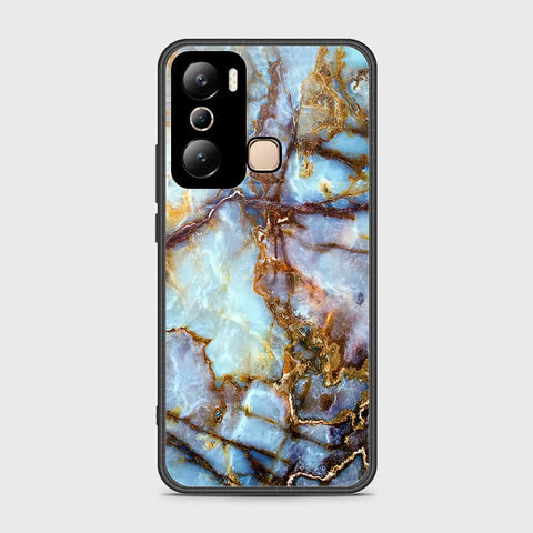 Infinix Hot 20i Cover- Colorful Marble Series - HQ Ultra Shine Premium Infinity Glass Soft Silicon Borders Case