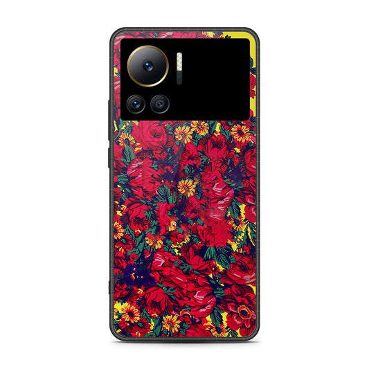 Infinix Note 12 VIP  Cover- Floral Series - HQ Premium Shine Durable Shatterproof Case