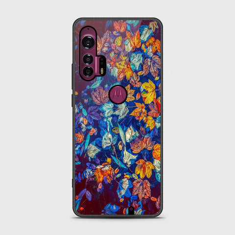 Motorola Edge Plus 2020  Cover- Floral Series 2 - HQ Premium Shine Durable Shatterproof Case